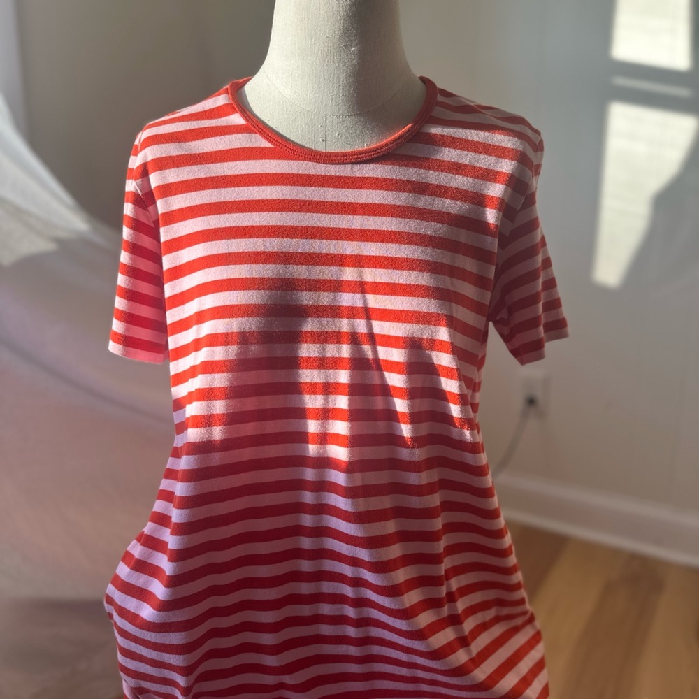 MARIMEKKO Stripped T-Shirt Dress - small